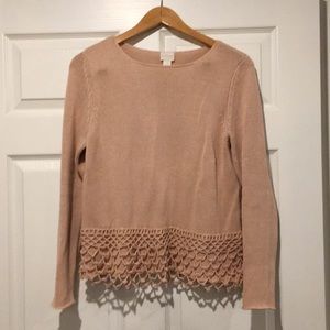 Chico’s cute crochet sweater